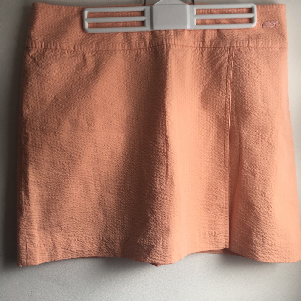 Vineyard Vines 'seersucker Peach Skirt